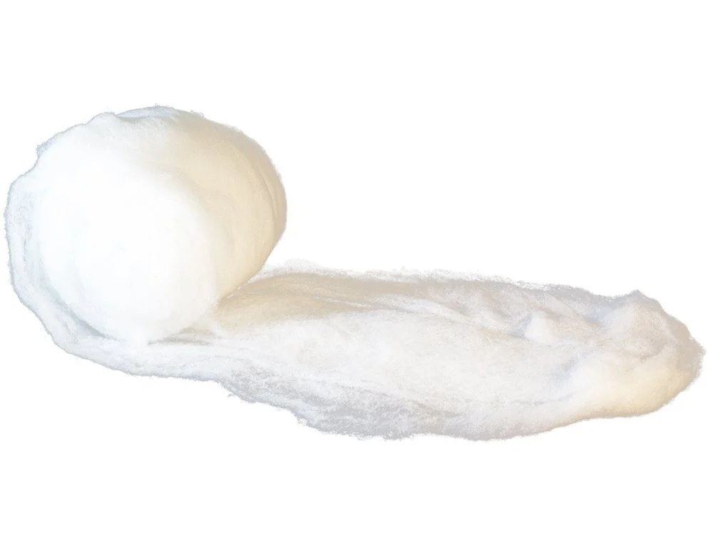 Dekowatte „Schneeeffekt“ – 100 g, für Weihnachtskrippen & Winterlandschaften